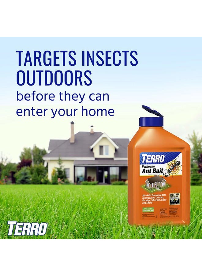 TERRO T2600 Perimeter Outdoor Ant Bait Plus - Attracts and Kills Carpenter Ants, Roaches, Crickets, Earwigs, & Silverfish - 2 Lbs - Image 4